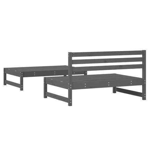 vidaXL Garden Middle Sofa 120x80 cm Solid Wood Pine with Slatted Design for Outdoor Relaxation by vidaXL