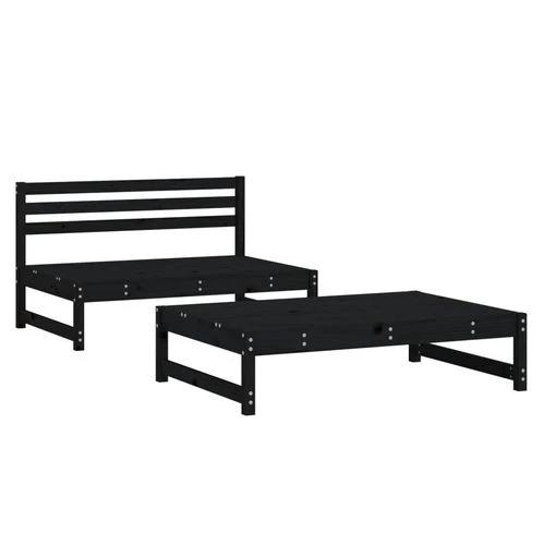 vidaXL vidaXL Garden Middle Sofa 120x80 cm Solid Wood Pine with Slatted Design for Outdoor Relaxation - Garden Sofa Sets
