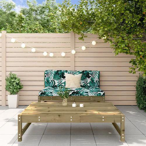 vidaXL vidaXL Garden Middle Sofa 120x80 cm Solid Wood Pine with Slatted Design for Outdoor Relaxation - Garden Sofa Sets