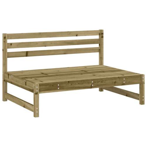 vidaXL vidaXL Garden Middle Sofa 120x80 cm Solid Wood Pine with Slatted Design for Outdoor Relaxation - Garden Sofa Sets