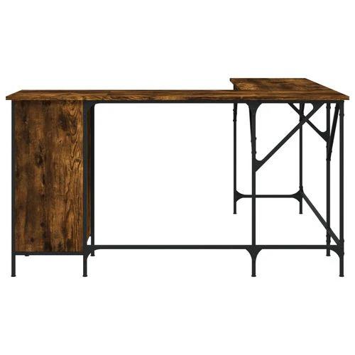 vidaXL vidaXL Black Desk 141x141x75 cm Durable Engineered Wood for Home Office Use - Desk