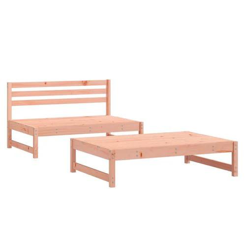 vidaXL vidaXL Garden Middle Sofa 120x80 cm Solid Wood Pine with Slatted Design for Outdoor Relaxation - Garden Sofa Sets