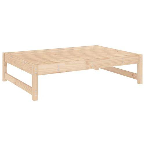vidaXL Garden Middle Sofa 120x80 cm Solid Wood Pine with Slatted Design for Outdoor Relaxation by vidaXL