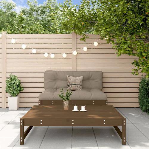 vidaXL vidaXL Garden Middle Sofa 120x80 cm Solid Wood Pine with Slatted Design for Outdoor Relaxation - Garden Sofa Sets