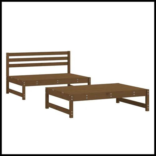 vidaXL Garden Middle Sofa 120x80 cm Solid Wood Pine with Slatted Design for Outdoor Relaxation by vidaXL