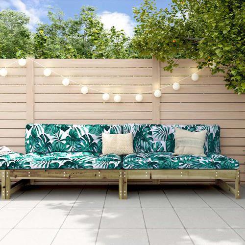 vidaXL vidaXL Garden Middle Sofa 120x80 cm Solid Wood Pine with Slatted Design for Outdoor Relaxation - Garden Sofa Sets