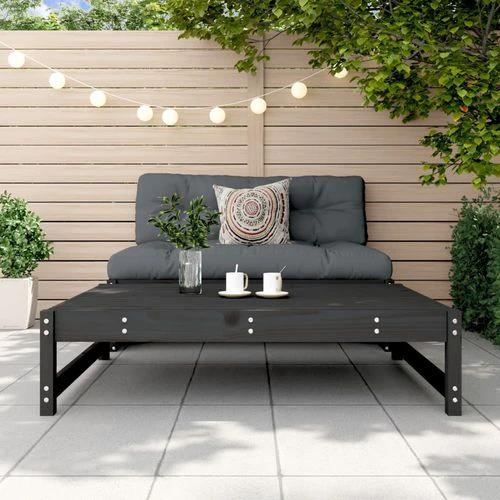 vidaXL vidaXL Garden Middle Sofa 120x80 cm Solid Wood Pine with Slatted Design for Outdoor Relaxation - Garden Sofa Sets