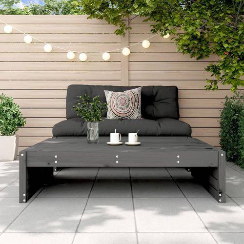 vidaXL vidaXL Garden Middle Sofa 120x80 cm Solid Pine Wood with Slatted Design for Outdoor Relaxation - Garden Sofa Sets
