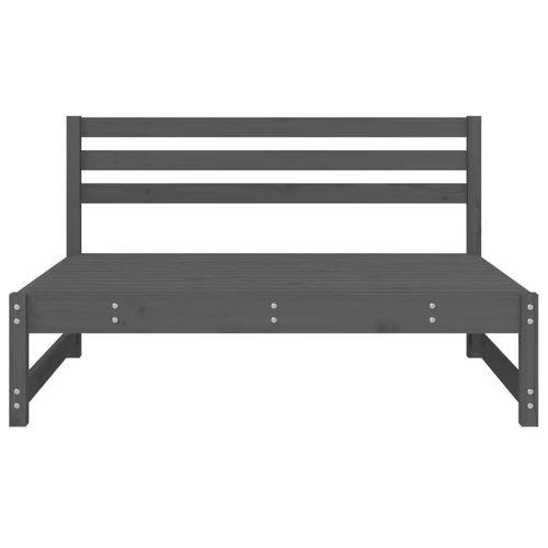 vidaXL vidaXL Garden Middle Sofa 120x80 cm Solid Wood Pine with Slatted Design for Outdoor Relaxation - Garden Sofa Sets