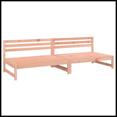 vidaXL Garden Middle Sofa 120x80 cm Solid Wood Pine with Slatted Design for Outdoor Relaxation by vidaXL