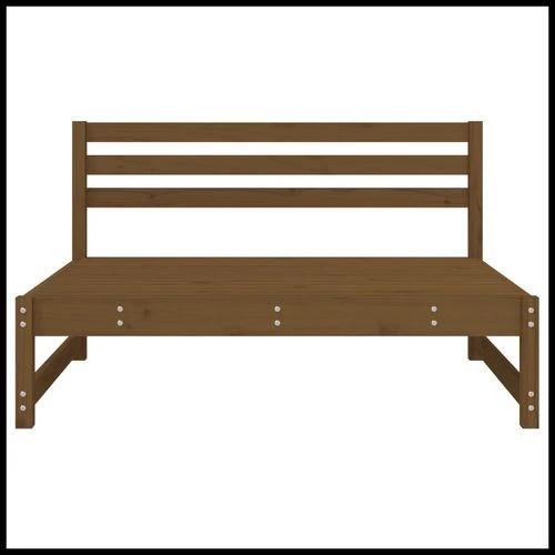 vidaXL vidaXL Garden Middle Sofa 120x80 cm Solid Wood Pine with Slatted Design for Outdoor Relaxation - Garden Sofa Sets