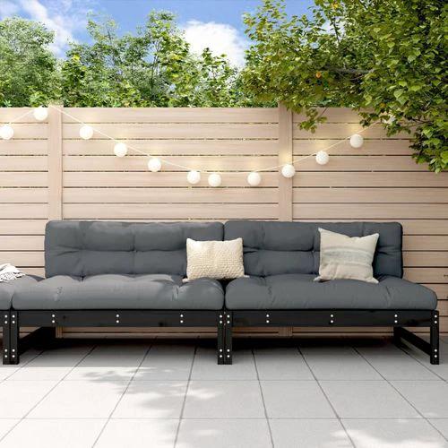 vidaXL Garden Middle Sofa 120x80 cm Solid Wood Pine with Slatted Design for Outdoor Relaxation by vidaXL