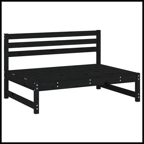 vidaXL vidaXL Garden Middle Sofa 120x80 cm Solid Wood Pine with Slatted Design for Outdoor Relaxation - Garden Sofa Sets