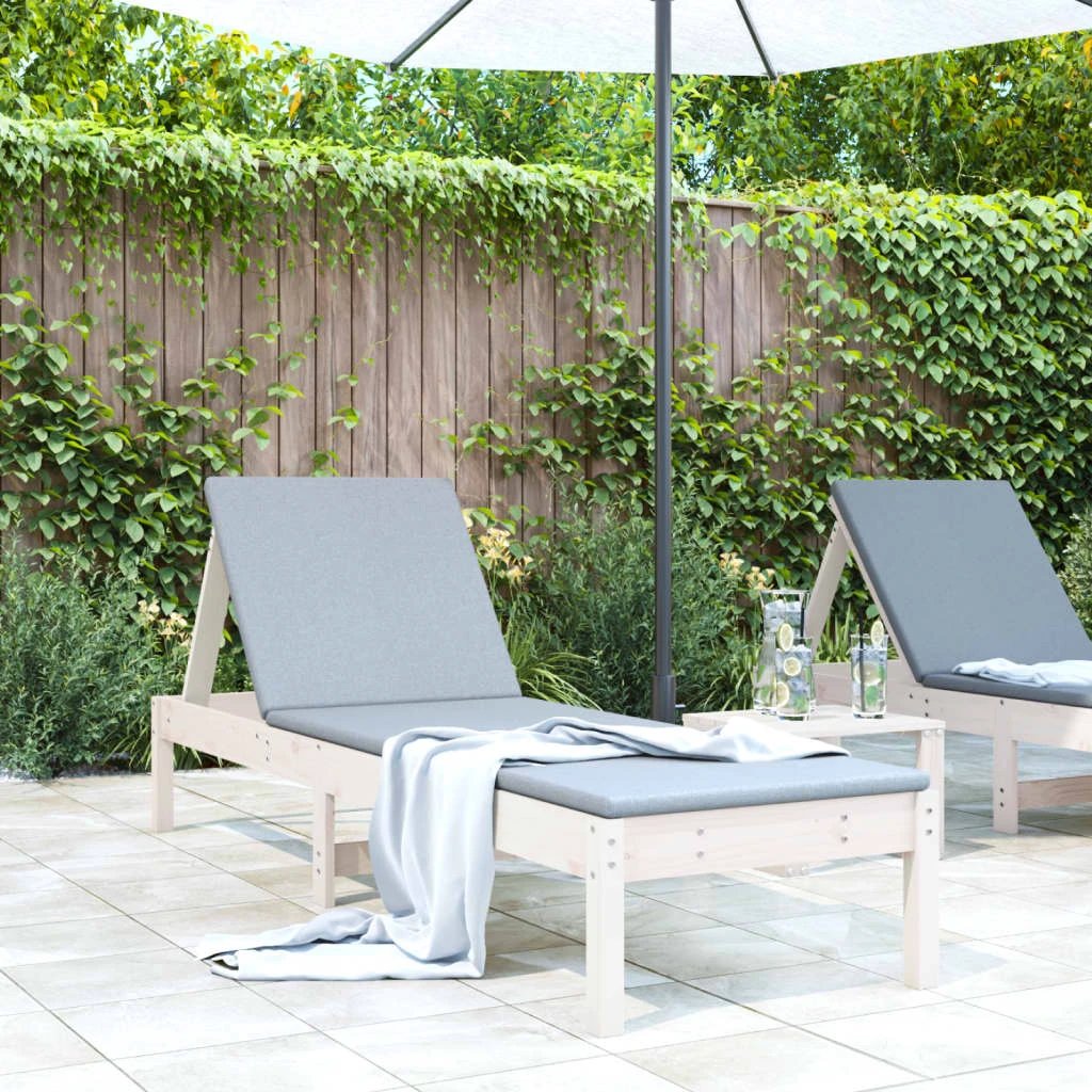 VidaXL Sun Lounger 199.5x60x74cm Adjustable Patio by vidaXL