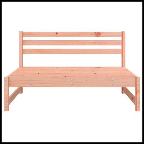 vidaXL Garden Middle Sofa 120x80 cm Solid Wood Pine with Slatted Design for Outdoor Relaxation by vidaXL