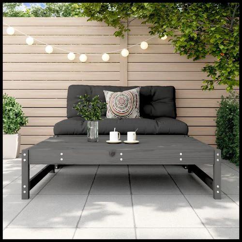vidaXL vidaXL Garden Middle Sofa 120x80 cm Solid Wood Pine with Slatted Design for Outdoor Relaxation - Garden Sofa Sets