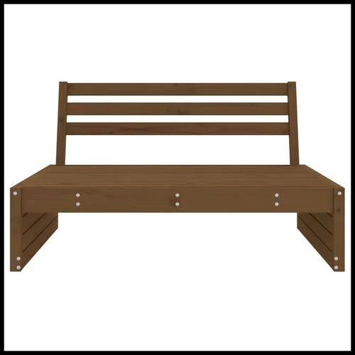 vidaXL vidaXL Garden Middle Sofa 120x80 cm Solid Pine Wood with Slatted Design for Outdoor Relaxation - Garden Sofa Sets