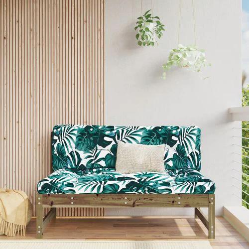 vidaXL Garden Middle Sofa 120x80 cm Solid Wood Pine with Slatted Design for Outdoor Relaxation by vidaXL