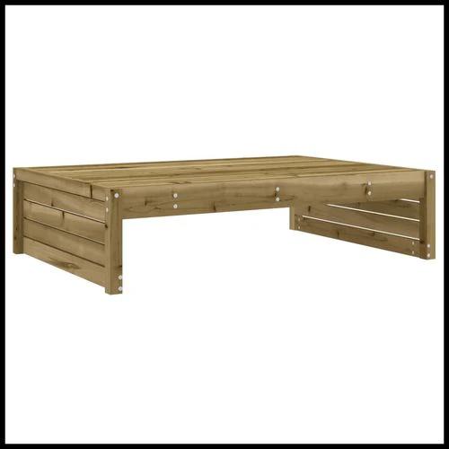 vidaXL vidaXL Garden Middle Sofa 120x80 cm Solid Pine Wood with Slatted Design for Outdoor Relaxation - Garden Sofa Sets