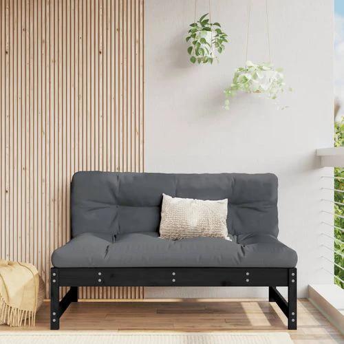 vidaXL Garden Middle Sofa 120x80 cm Solid Wood Pine with Slatted Design for Outdoor Relaxation by vidaXL