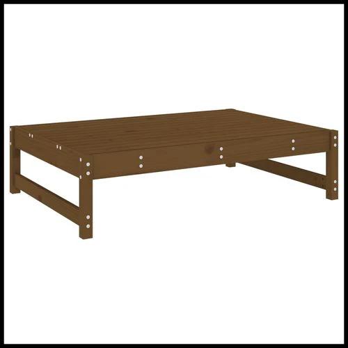 vidaXL Garden Middle Sofa 120x80 cm Solid Wood Pine with Slatted Design for Outdoor Relaxation by vidaXL