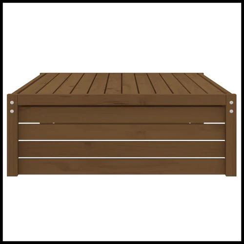 vidaXL Garden Middle Sofa 120x80 cm Solid Pine Wood with Slatted Design for Outdoor Relaxation by vidaXL