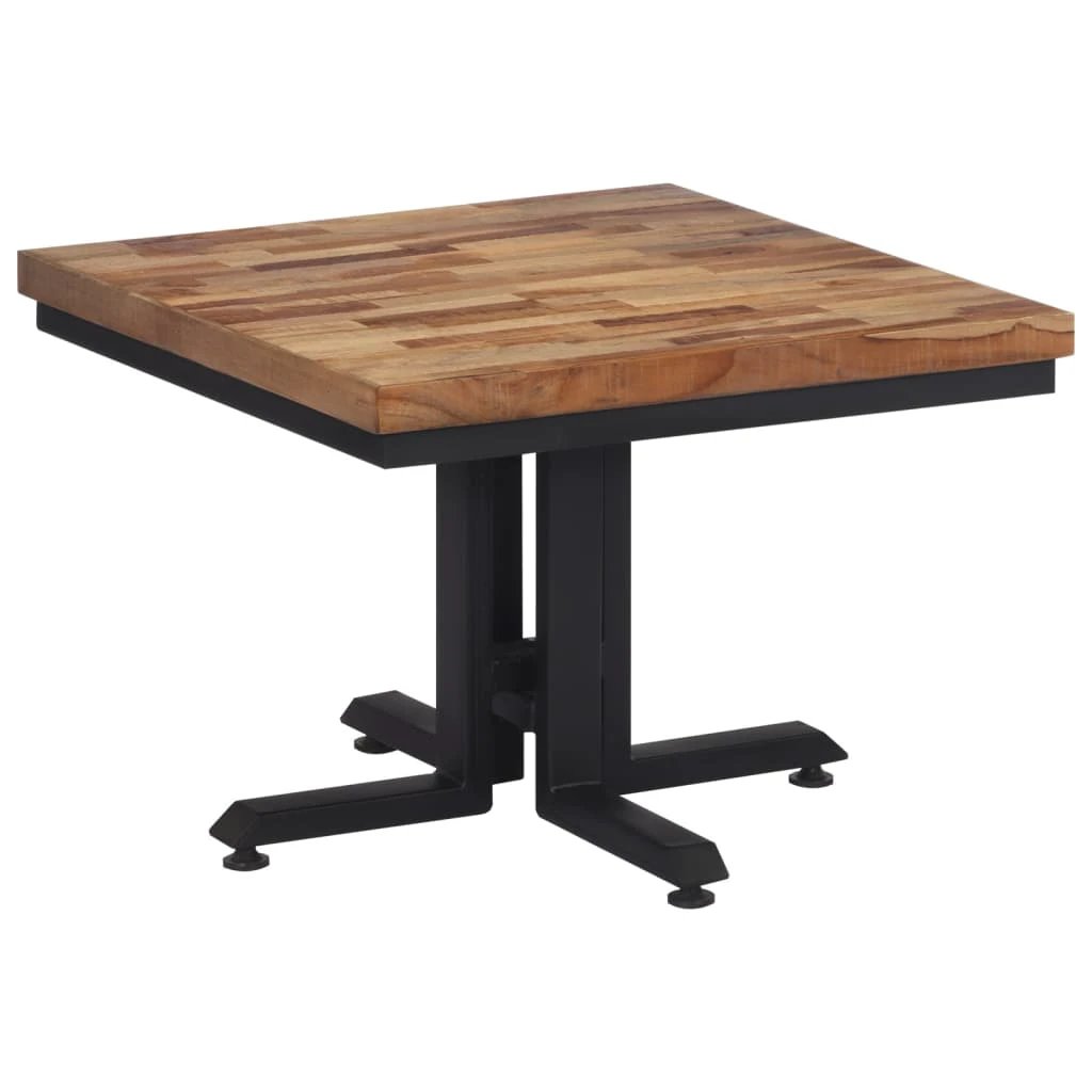 vidaXL VidaXL Coffee Table 55x55x40 cm Solid Reclaimed Teak For Modern Living Rooms And Lounges - Coffee Table