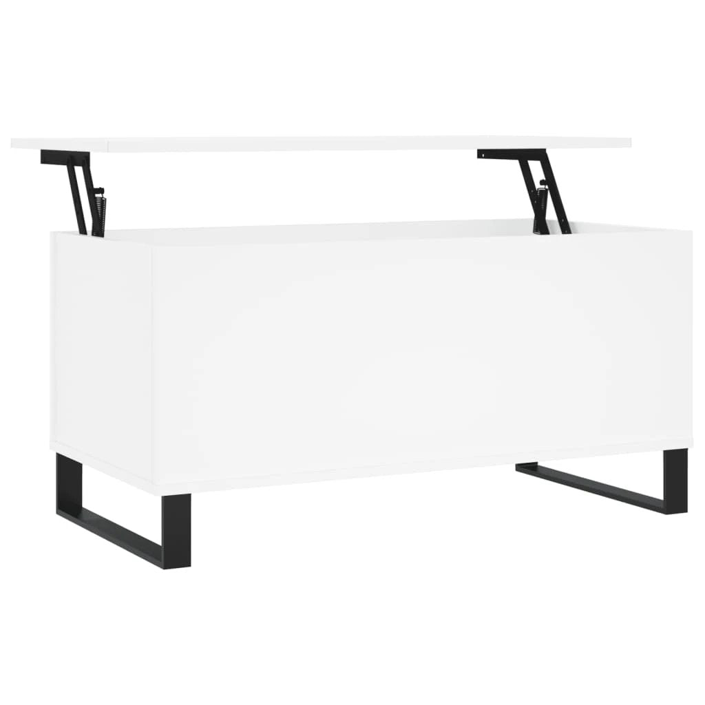 vidaXL VidaXL Coffee Table White 90x44.5x45 Lift Top Living Room - Coffee Table