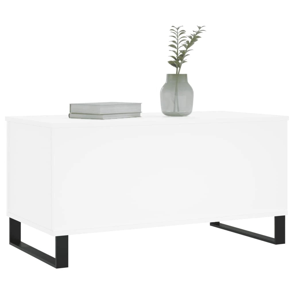 vidaXL VidaXL Coffee Table White 90x44.5x45 Lift Top Living Room - Coffee Table