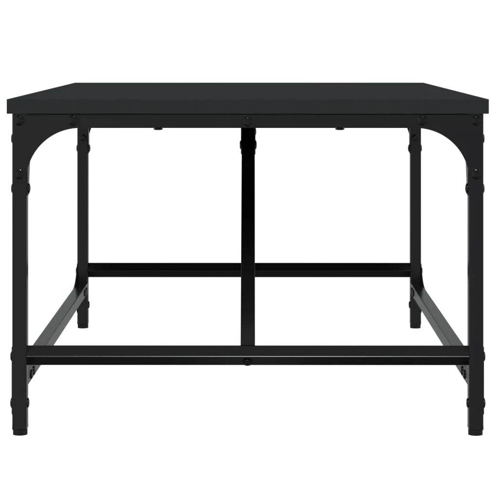 vidaXL Black Coffee Table 75x50x35 cm Engineered Wood Home by vidaXL