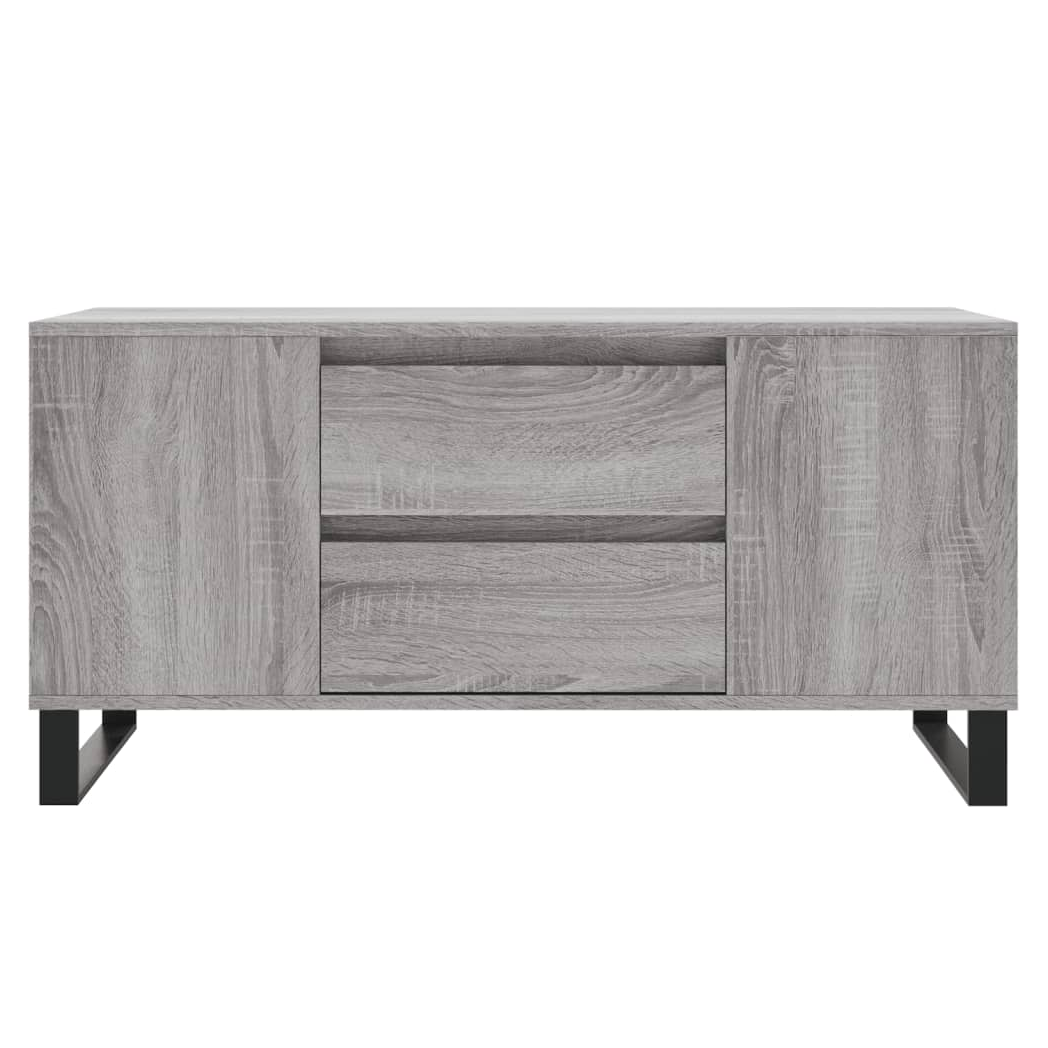 vidaXL Coffee Table 102x44.5x50 cm Engineered Wood Moisture Resistant Living Room Storage by vidaXL