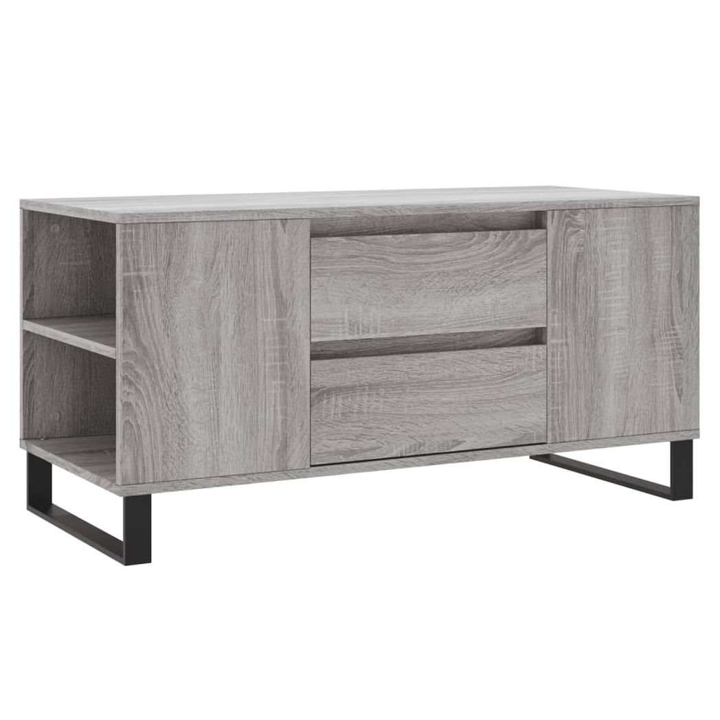 vidaXL Coffee Table 102x44.5x50 cm Engineered Wood Moisture Resistant Living Room Storage by vidaXL
