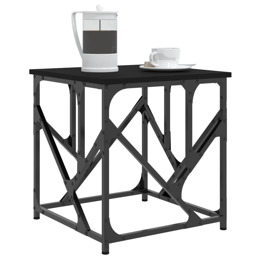 VidaXL Coffee Table 45x45x47.5 cm Engineered Wood Moisture Resistant Living Room Decor by vidaXL