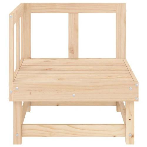 vidaXL Garden Corner Sofa with Cushions in Solid Pine Wood for Stylish Outdoor Relaxation by vidaXL