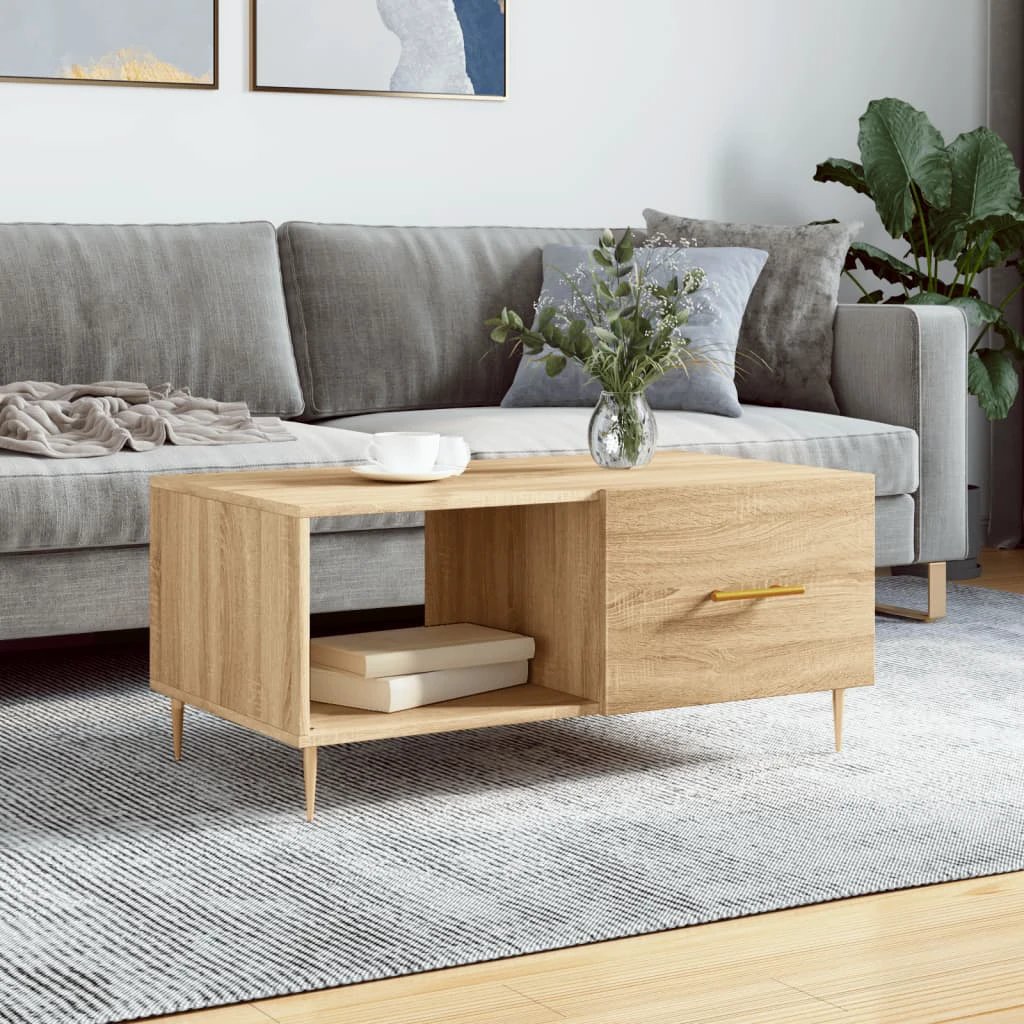 vidaXL vidaXL Coffee Table 90x50x40 cm Engineered Wood Living Room - Coffee Table