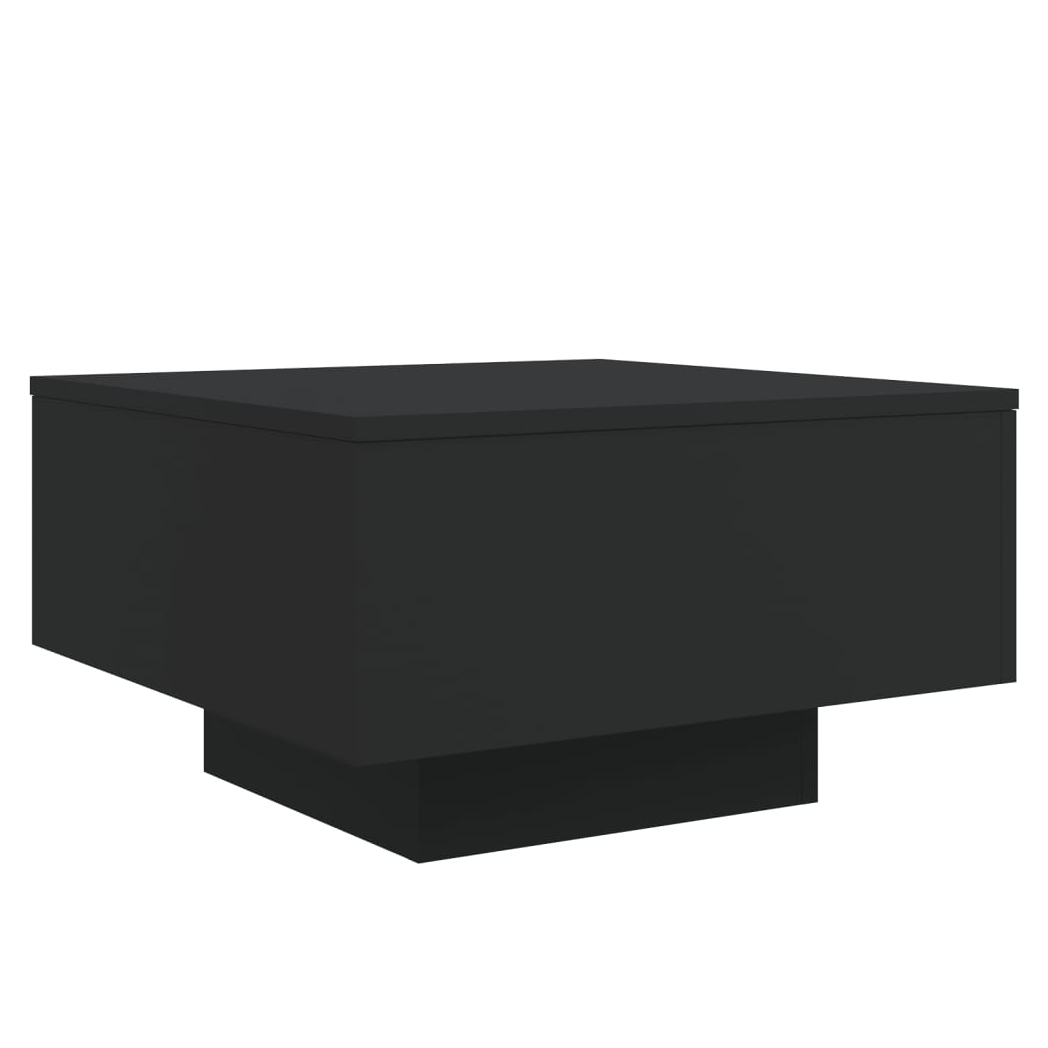 vidaXL VidaXL Coffee Table 55x55x31cm With LED Lights Living Room - Coffee Table