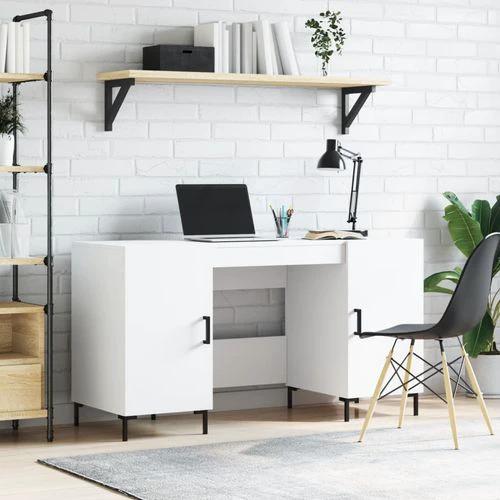 vidaXL Desk 140x50x75 cm Engineered Wood with Ample Storage for Home Office Use by vidaXL