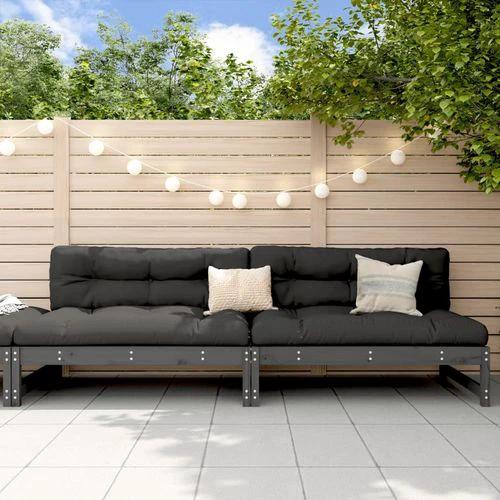 vidaXL vidaXL Garden Middle Sofa 120x80 cm Solid Wood Pine with Slatted Design for Outdoor Relaxation - Garden Sofa Sets