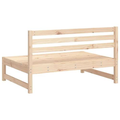 vidaXL vidaXL Garden Middle Sofa 120x80 cm Solid Wood Pine with Slatted Design for Outdoor Relaxation - Garden Sofa Sets