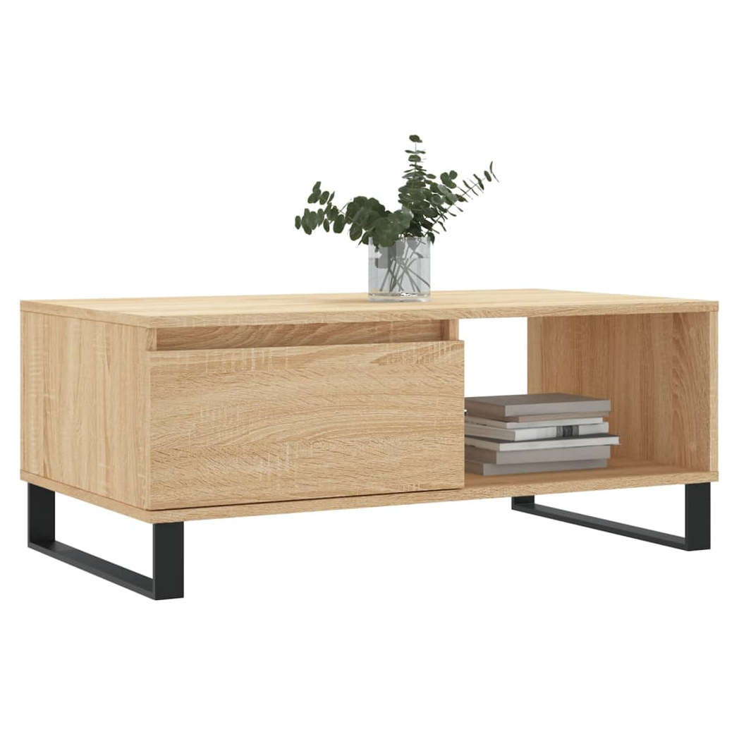 vidaXL vidaXL Coffee Table 90x50x36.5 Engineered Wood Living Room - Coffee Table