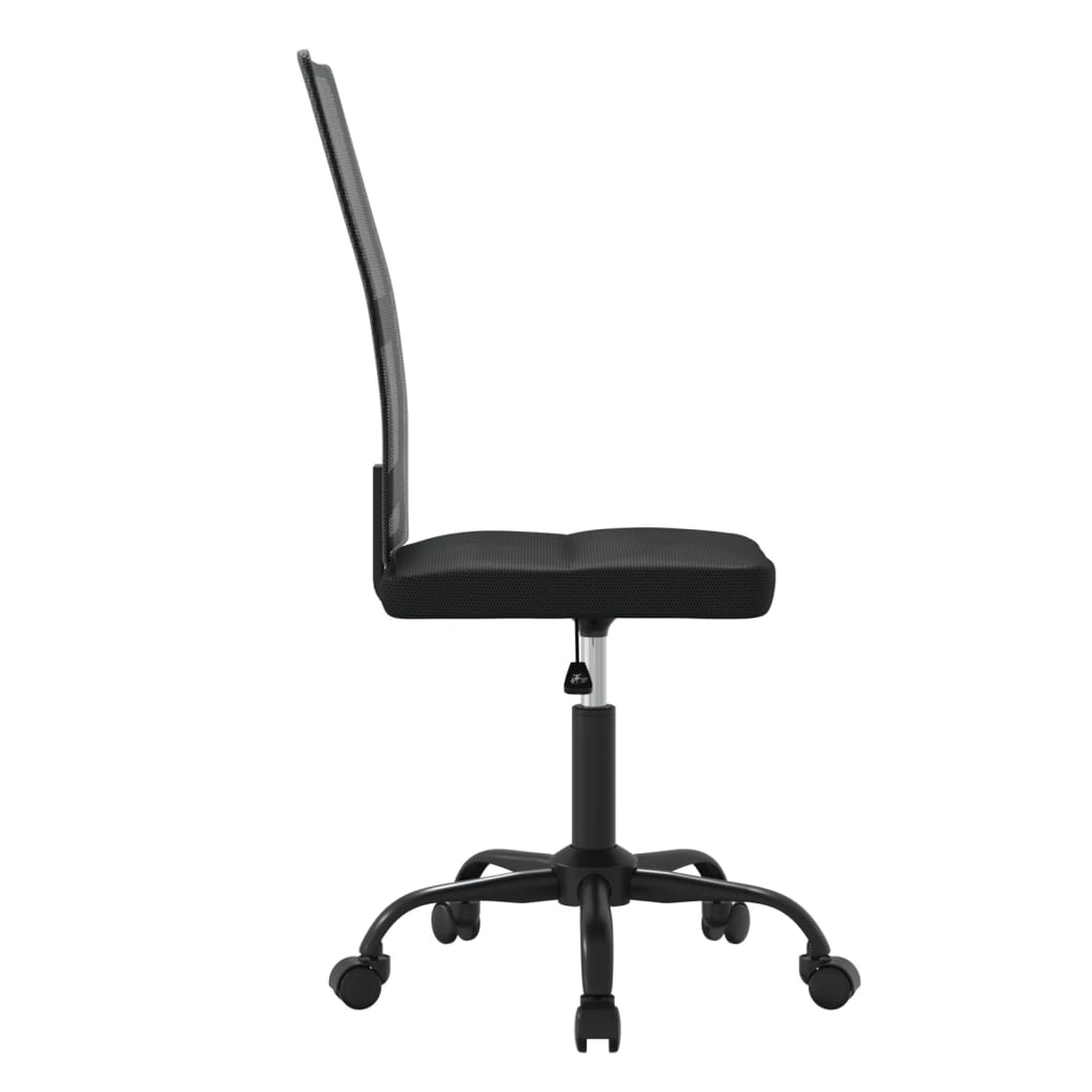 vidaXL VidaXL Office Chair Black Mesh With Adjustable Height Ergonomic Lumbar Support For Home Office - Office Chair