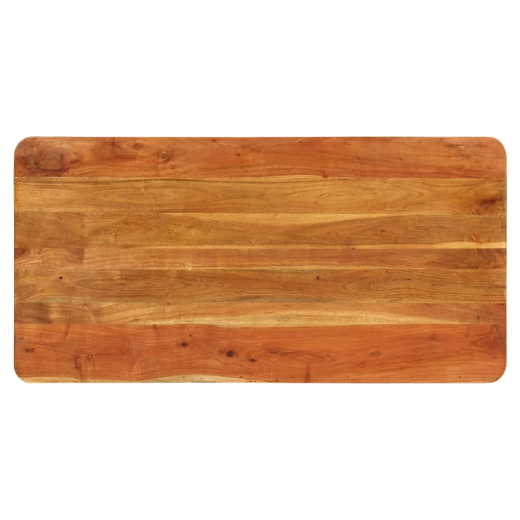 vidaXL VidaXL Dining Table 110x55x76 cm Solid Acacia Wood Kitchen - Dining Table