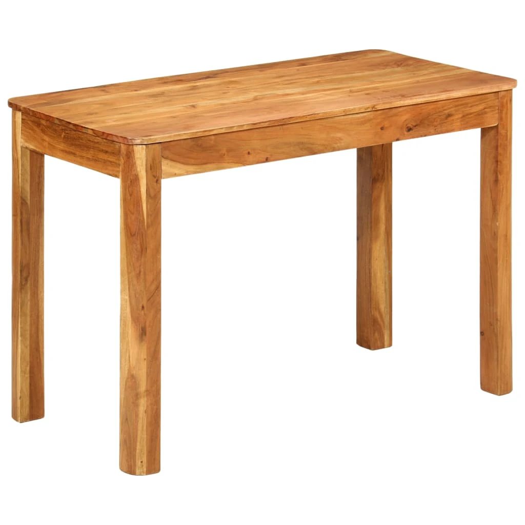 vidaXL VidaXL Dining Table 110x55x76 cm Solid Acacia Wood Kitchen - Dining Table