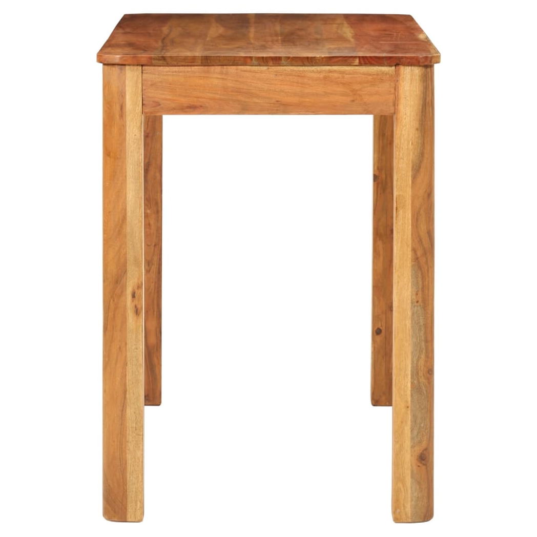 vidaXL VidaXL Dining Table 110x55x76 cm Solid Acacia Wood Kitchen - Dining Table