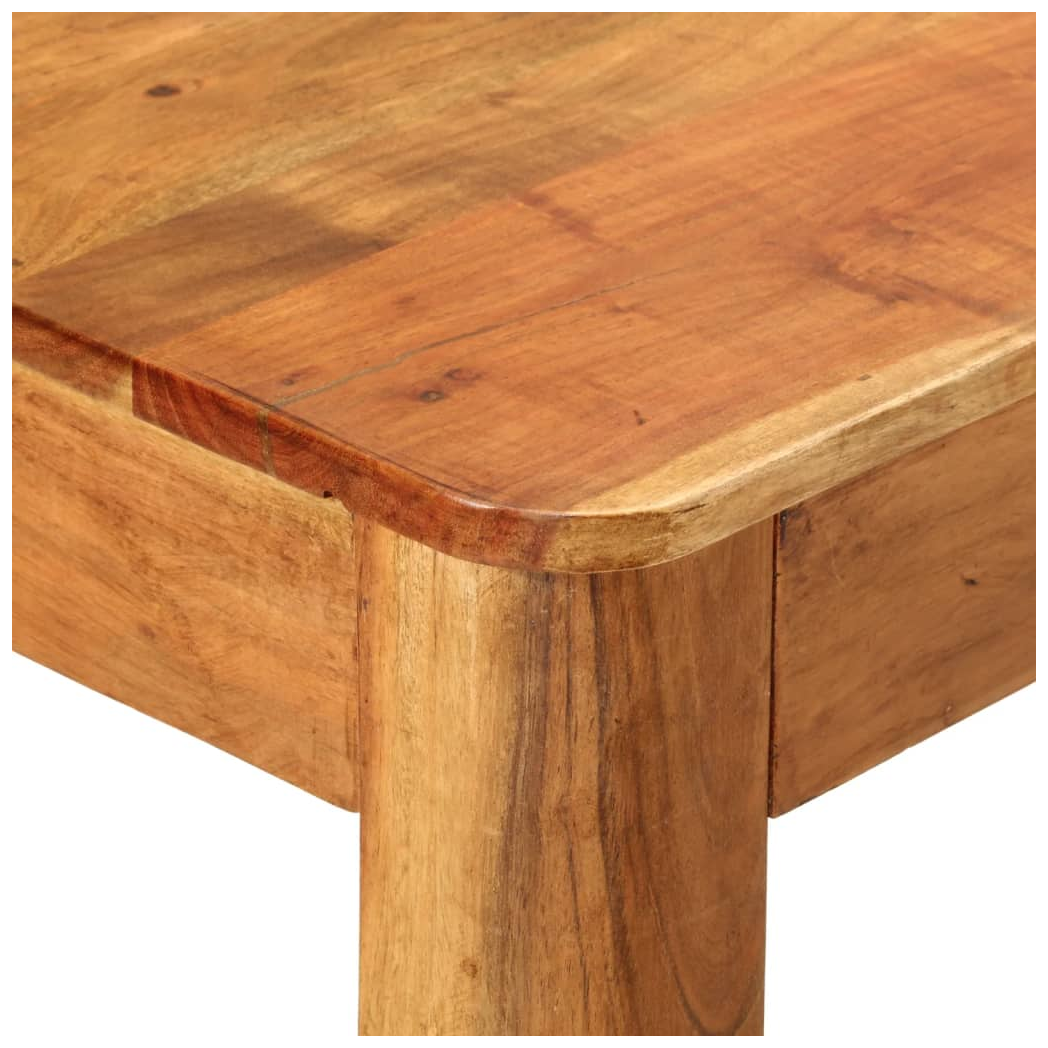vidaXL VidaXL Dining Table 110x55x76 cm Solid Acacia Wood Kitchen - Dining Table