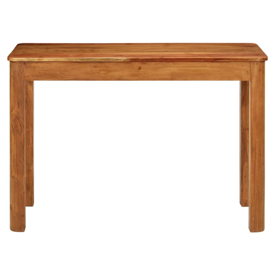 vidaXL VidaXL Dining Table 110x55x76 cm Solid Acacia Wood Kitchen - Dining Table