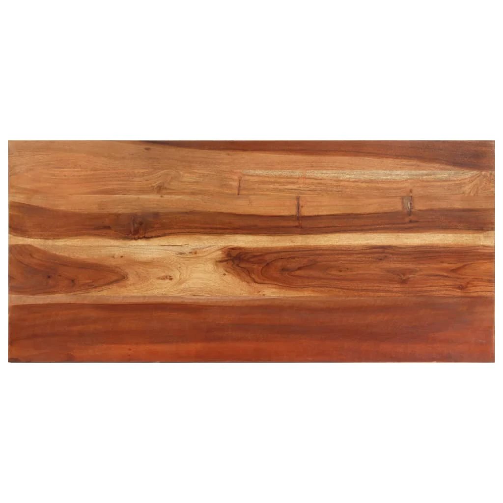VidaXL Dining Table 110x50x76 cm Solid Acacia Wood Dining by vidaXL