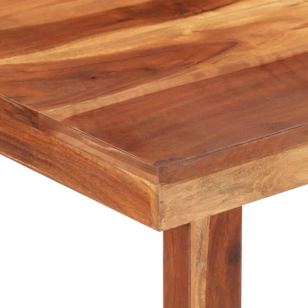 VidaXL Dining Table 110x50x76 cm Solid Acacia Wood Dining by vidaXL