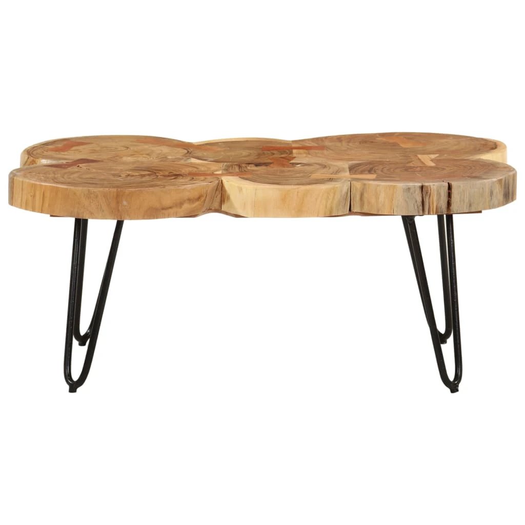 vidaXL VidaXL Coffee Table 36 cm Six Trunks Acacia Living Room - Coffee Table