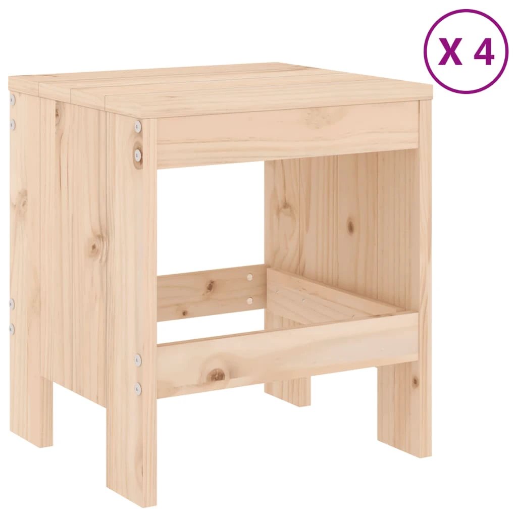 vidaXL VidaXL Garden Dining Set 5 Piece Solid Pine Wood Outdoor - Garden Set